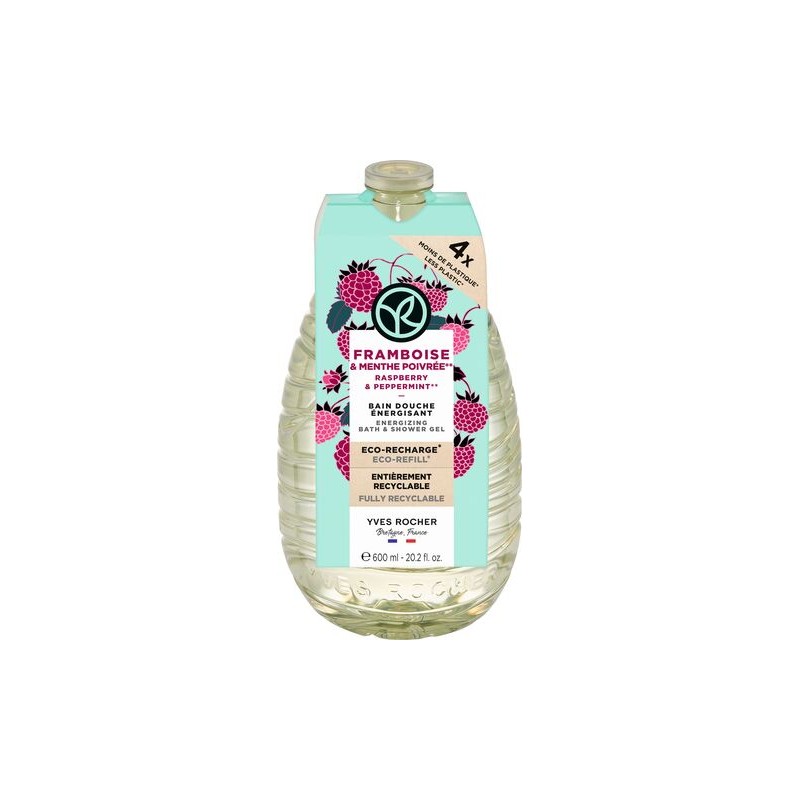 Bain douche framboise & menthe poivré